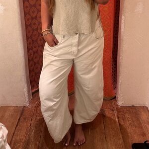 Free people barrel jeans